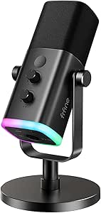 Microfone dinâmico USB/XLR para gravação de podcast,microfone streaming para jogos de computador