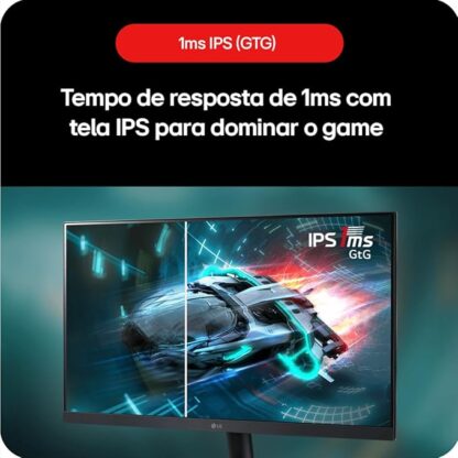Monitor Gamer LG UltraGear 24” IPS Full HD 180Hz 1ms HDR10 - Imagem 2