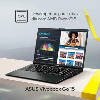 Notebook ASUS VivoBook Go 15, AMD RYZEN 5 7520U, 8GB, 512GB SSD