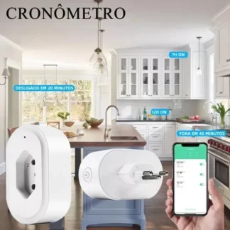 Tomada Wifi Inteligente 16a Nova Digital Medidor De Consumo