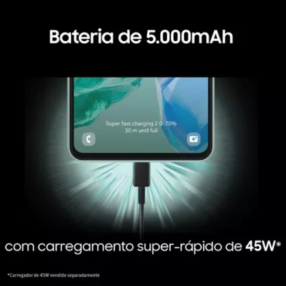 Samsung Galaxy M55 5G Dual SIM 256 GB Azul Escuro 8 GB RAM - Imagem 3