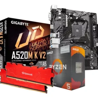 Kit Placa Mãe A520m K Ryzen 5 5600g Ram 2x8gb 3200mhz