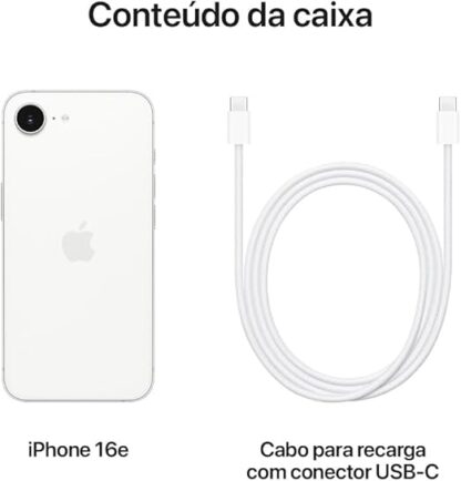 Apple iPhone 16e de 128 GB — Branco - Imagem 2
