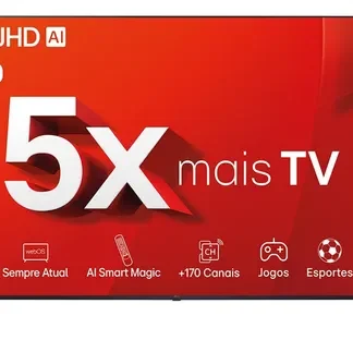 Smart TV LG 50″ 4K UHD LED Alexa, HDR10, WebOS 24 Controle Smart Magic