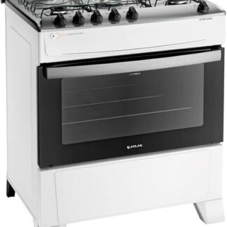 Fogão 5 Bocas com Mesa Inox Atlas Atenas