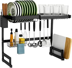 Notuz Cozinha Suspensa Modular Escorredor Louça Organizador 65cm