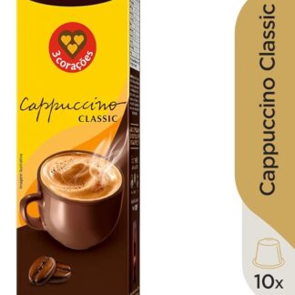 3 Corações Capsula de Cappuccino Classic TRES - 10 unidades