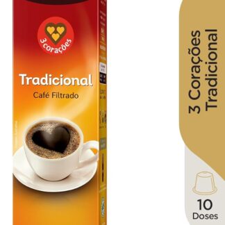 3 Corações Cápsula Café Filtrado TRES - 10 unidades