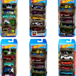 Pacote 5 Carros Sortidos, Hot Wheels, Mattel, Multicor - não é possível escolher as cores