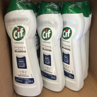Cif Cremoso Limpeza Milagrosa Produto De Limpeza De Casa Original Remove 100% Da Sujeira Difícil Sem Esforço 250 Ml