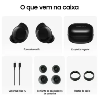 Fone De Ouvido Samsung Galaxy Buds Core Sm-r410 Preto Grafite