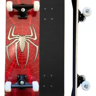 Skate Iniciante Completo Esqueite Desenho Skat Spider Aranha
